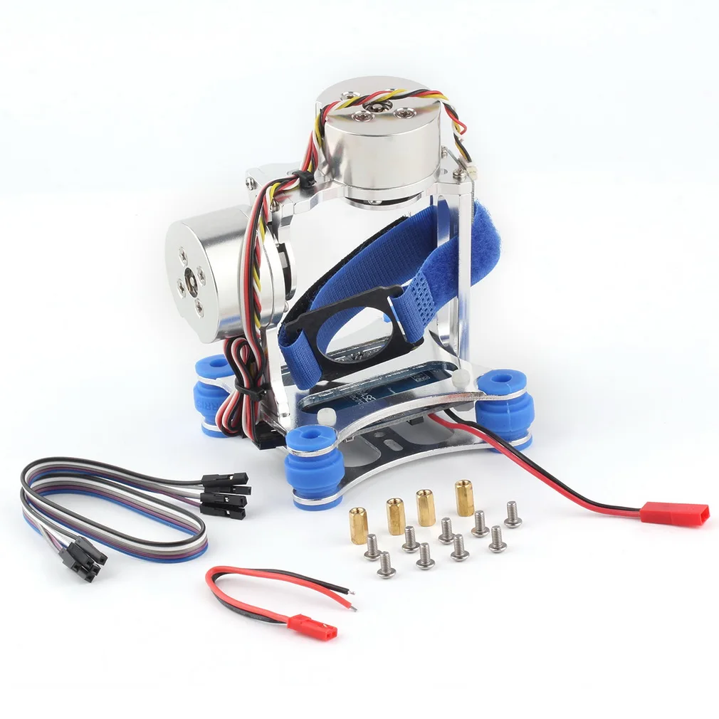 Для Dji Elf Gopro Бесщеточный Ptz Серебряный полный комплект для Dji Phantom Cnc бесщеточный Ptz Крепление камеры карданный контроллер двигателя
