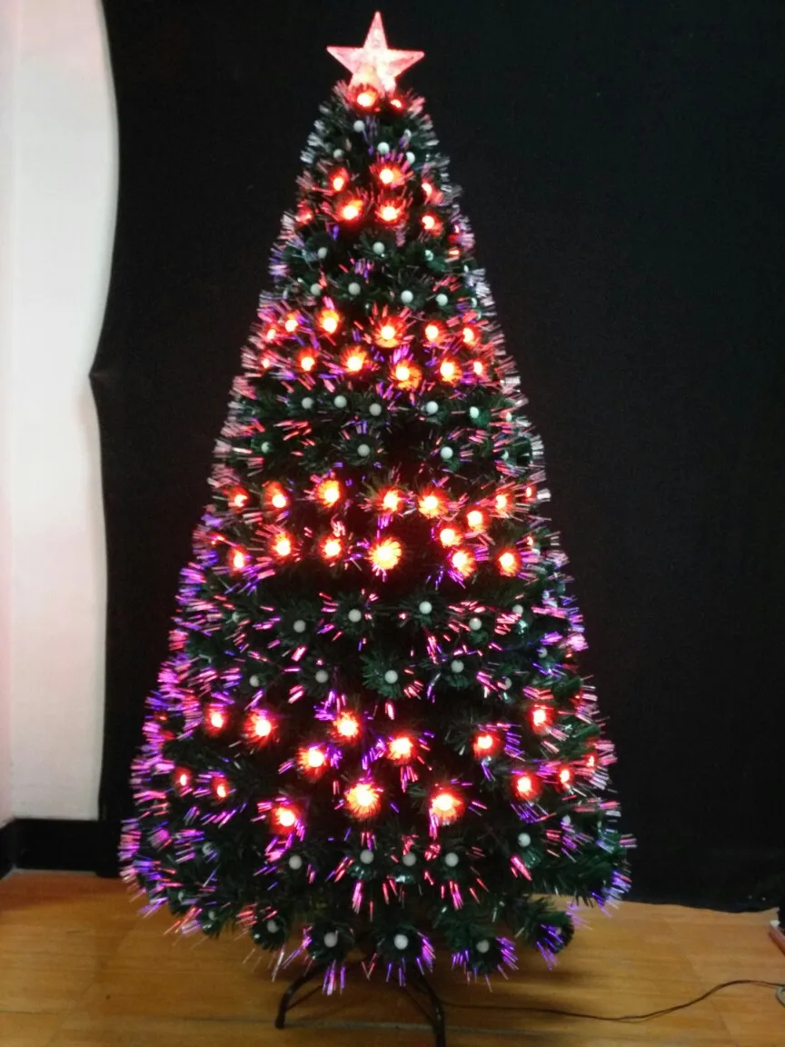 Красный светильник, Рождественская елка, 2,1 м, рождественские украшения для дома, arbol de navidad con luz led sapin de noel arbol de navidad grande