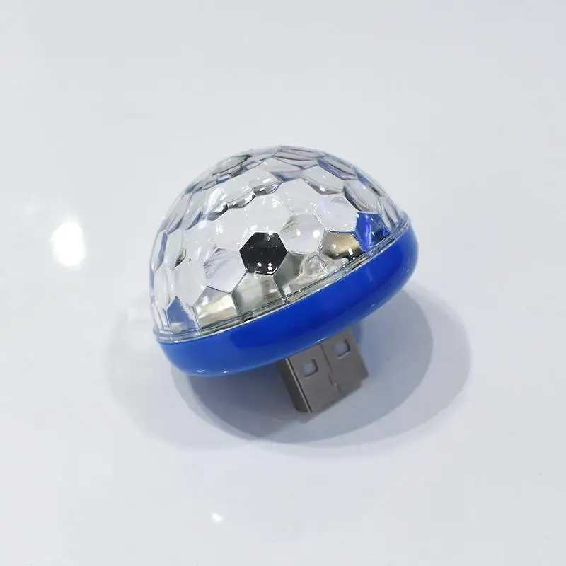 HiMISS Mini USB Голосовое управление RGB светодиодный светильник магический шар DJ диско светильник вечерние светильник s для автомобиля мобильного телефона