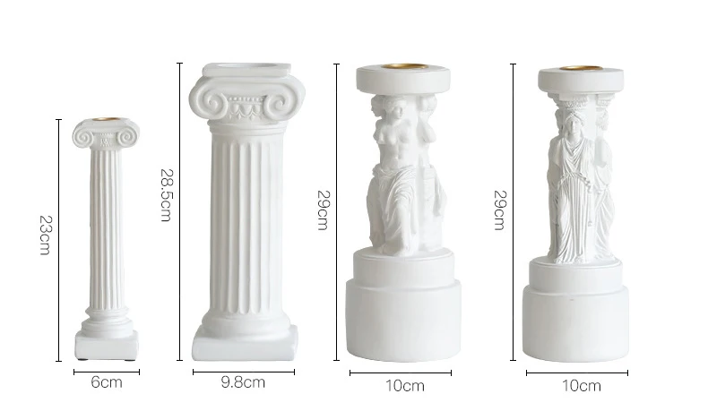 Ароматерапия подсвечник свадебный центральный подсвечник Софии Венера богиня римская колонна Настольный подсвечник Декор