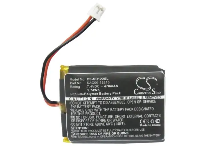 Аккумулятор cameron sino 470 мАч для передатчика SPORTDOG SD-1225 SD-1225E передатчик SD-1825E SDT54-13923