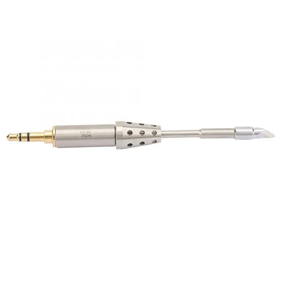 

Stainless Steel Lead-free Knife Shaped TS-K4 Iron Head Soldering Bit Soldering Tip for TS80 new