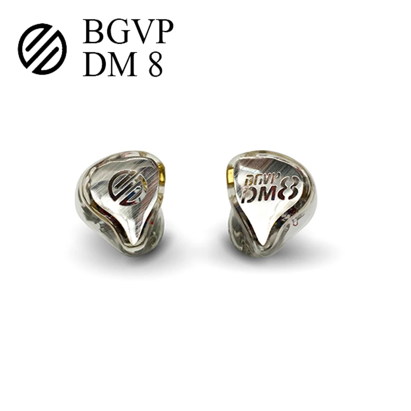 BGVP DM8 Knoweles Sonion 8 BA In Ear HIFI шумоподавление MMCX сменный кабель 2 5 мм лихорадка