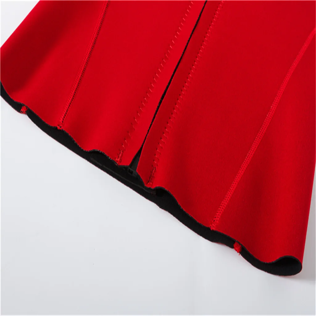 Premium 2mm Neoprene Women Wetsuit Front Zipper For Scuba Diving Swimming Top Red Women Wetsuit
