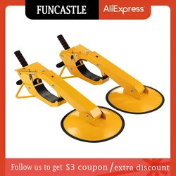 2PCS Auto Car Wheel Lock Clamp Caravane Parking Tire Claw Trailer Truck Anti-Theft Tools Sucker Disc Candado Moto Con Alarma