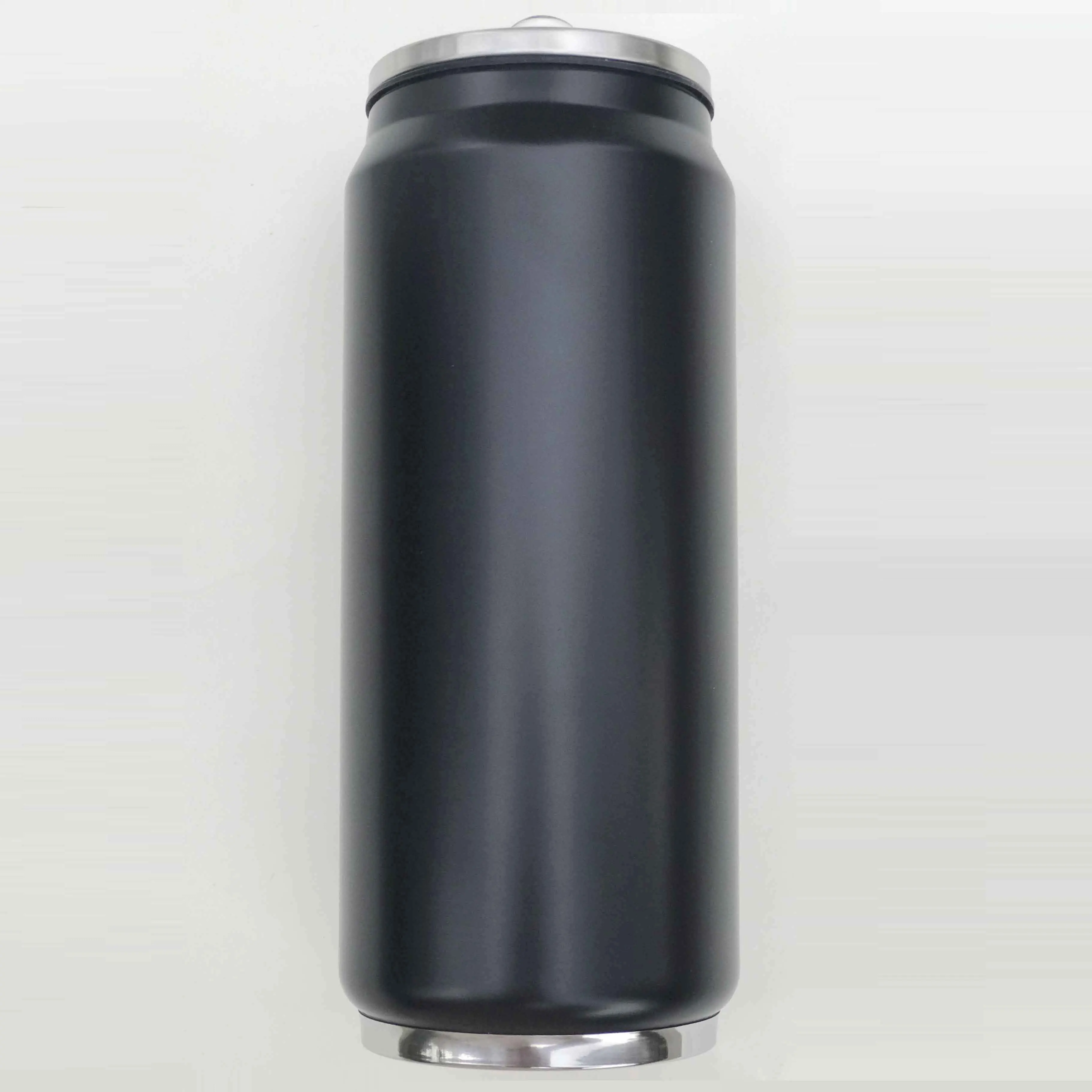 500 мл вакуумная колба из нержавеющей стали креативный стакан с кока-колой чашка многоразовая кружка бутылка для воды с крышкой графин для напитков кружка с ремнем Особенности: S - Цвет: Black