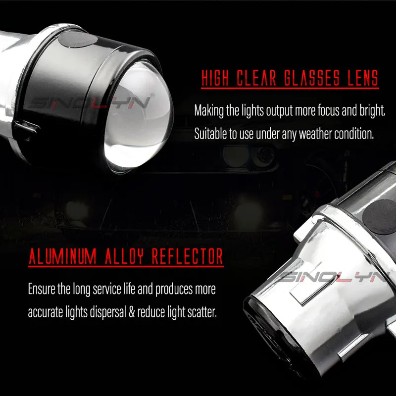 Kaufen Sinolyn Bi xenon Nebel Lichter Für Ford Focus Subaru Forester Honda Fit CRV Suzuki Swift  Mitsubishi H11 HID Fahren Lampen Nachrüstung