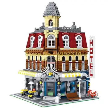 

15002 2133pcs creators cafe corner building blocks 10182 Bricks Toy