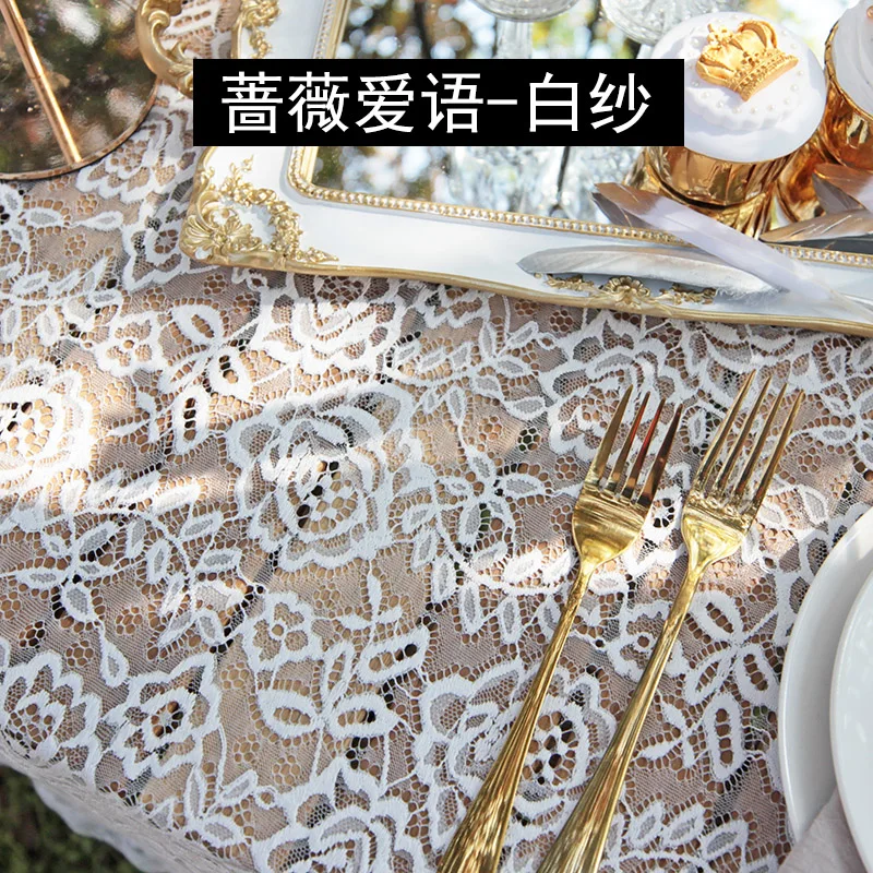 Handmade Crochet Cotton Tablecloth Rustic Garden Tea Table Cloth Home Textile Sofa Cover Table Mat Lace Tablecloth Table Cover - Color: Burgundy