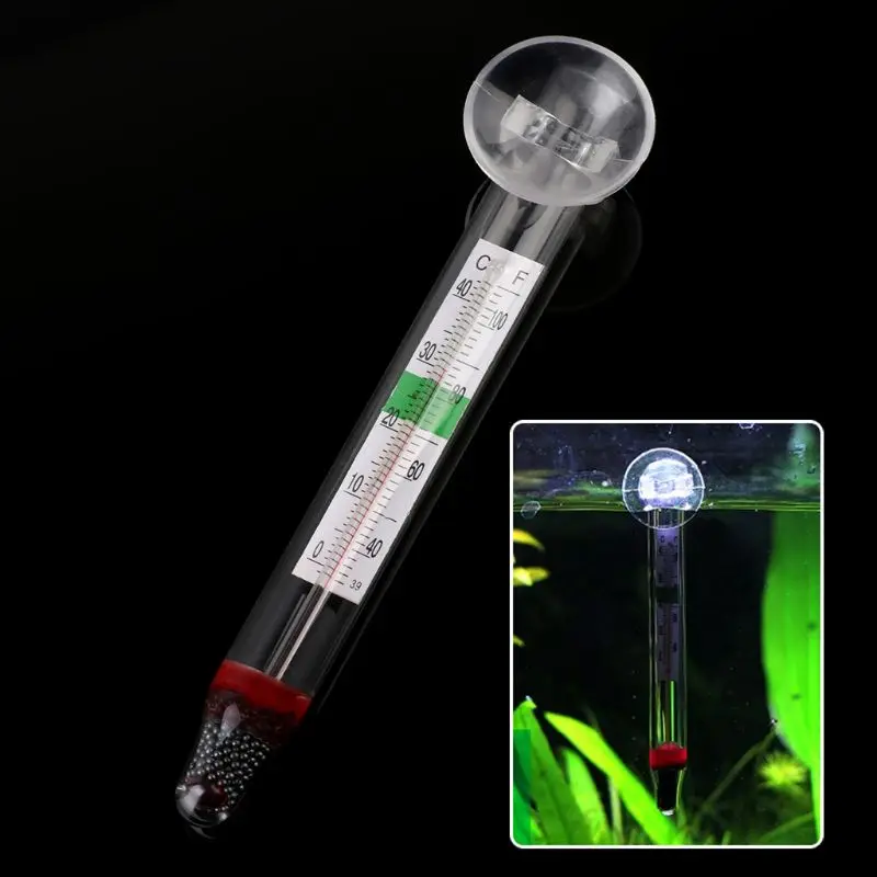 10 Pcs Aquarium Floating Double Scale Thermometer Digital Fish Tank Water Temperature Measurer