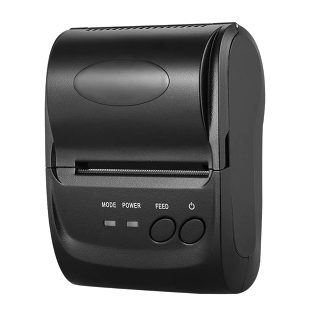 Small Pocket Wireless Bluetooth Printer Portable USB Thermal Printer US Plug