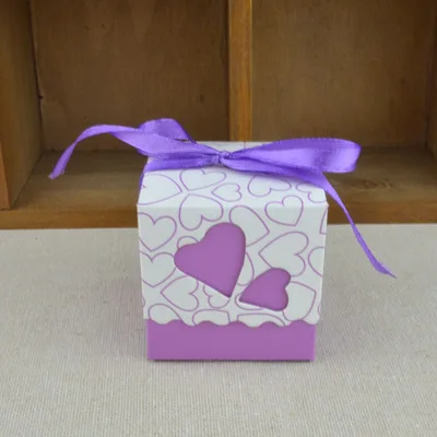 50 шт. полые сердца Свадебная коробочка для сладостей сувенирная бумажная подарочная коробка украшение для вечеринки поставка