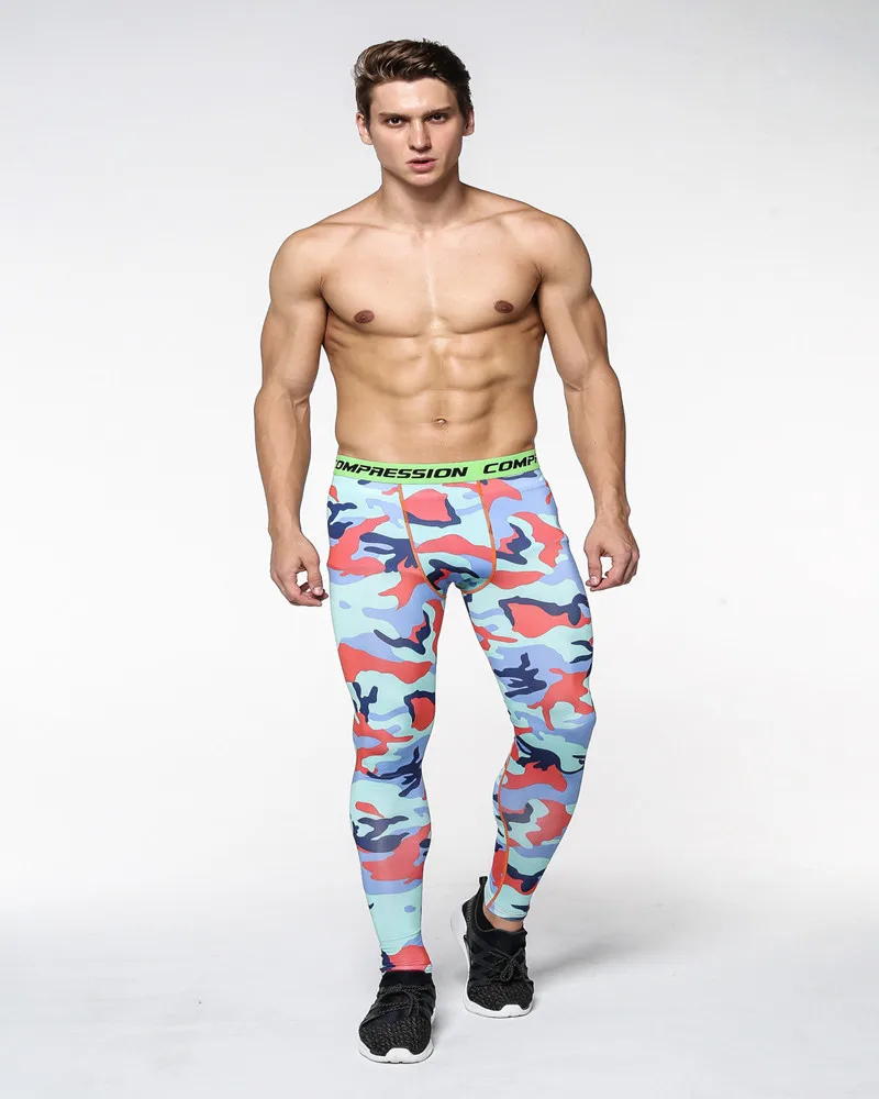 Спортивное мужское компрессионное трико, леггинсы для бега, спортивные мужские штаны для фитнеса, быстросохнущие брюки, тренировочные колготки для бега