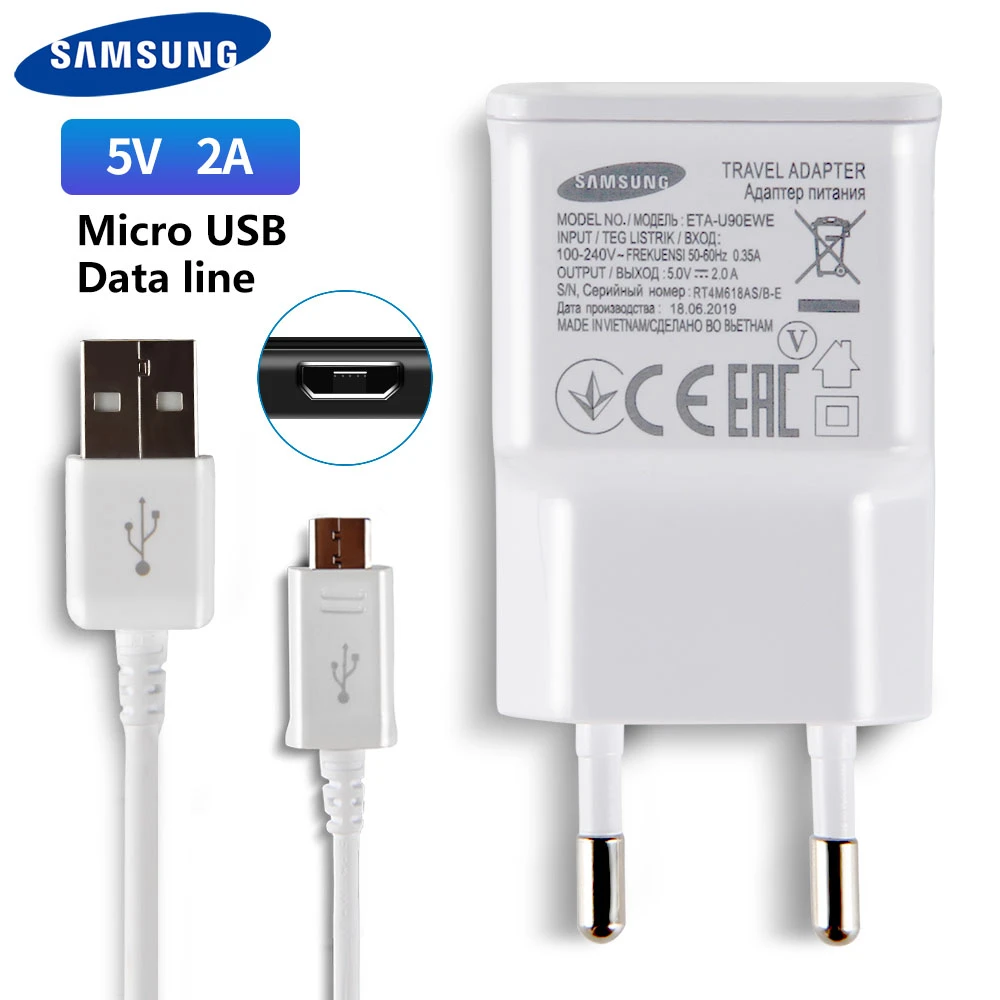 Cargador de viaje de carga Original, 9V, 2A/5V2A, para Galaxy S6edge, G9200, Note Edge, N9150, A310, J7, S7, G9298, G9300, S7 Edge| Cargadores de teléfono - AliExpress
