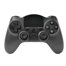 

For Ps4 Wireless Bluetooth Game Handle 400mah Built-in Battery Touching Screen Rocker Cap Button Double Vibration With Light