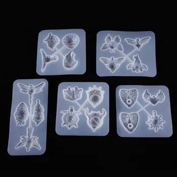 

Resin Crystal Epoxy Mold Devil's Eye Owl Semi-Three-dimensional Jewelry Casting Silicone Mould DIY Crafts Making Tools