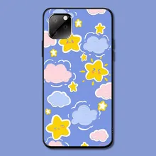 Soft Case for Iphone 8Plus 11proMax 11 Pro XR Se2 6 Kids Draw Silicon Black Shell Case Dirt-resistant Full Protective Back Case protective back case for iphone 4 4s silver black