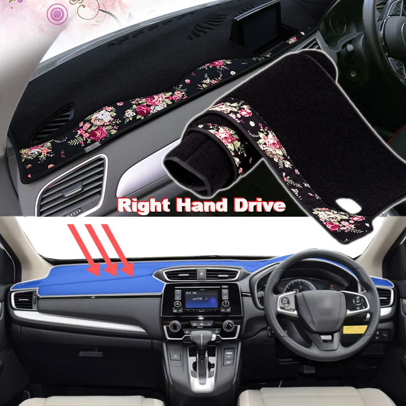 

Tommia China decorative pattern Car Dashmat Dashboard Mat Non-slip Dash Board Pad Cover for Honda CRV 2017-2019
