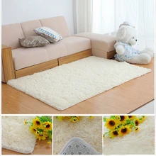 Мягкие пушистые коврики Противоскользящий искусственный мех ворсистая зона ковер для гостиной спальни столовой спальни коврик, напольный ковер домашние декоративные коврики D20