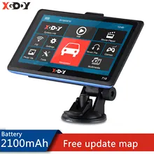 Xgody-navegador GPS para coche, pantalla táctil de 7 pulgadas, 718 + 8GB, 256, para camión, Rusia, Europa, América, mapa gratis, 2020