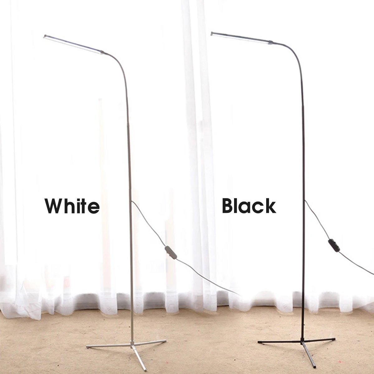Hot Sale floor lamp Indoor Adjustable Height Floor Lamps For LED Light Clamp Dimmable Reading Desktop Lamp Tripod Study Room