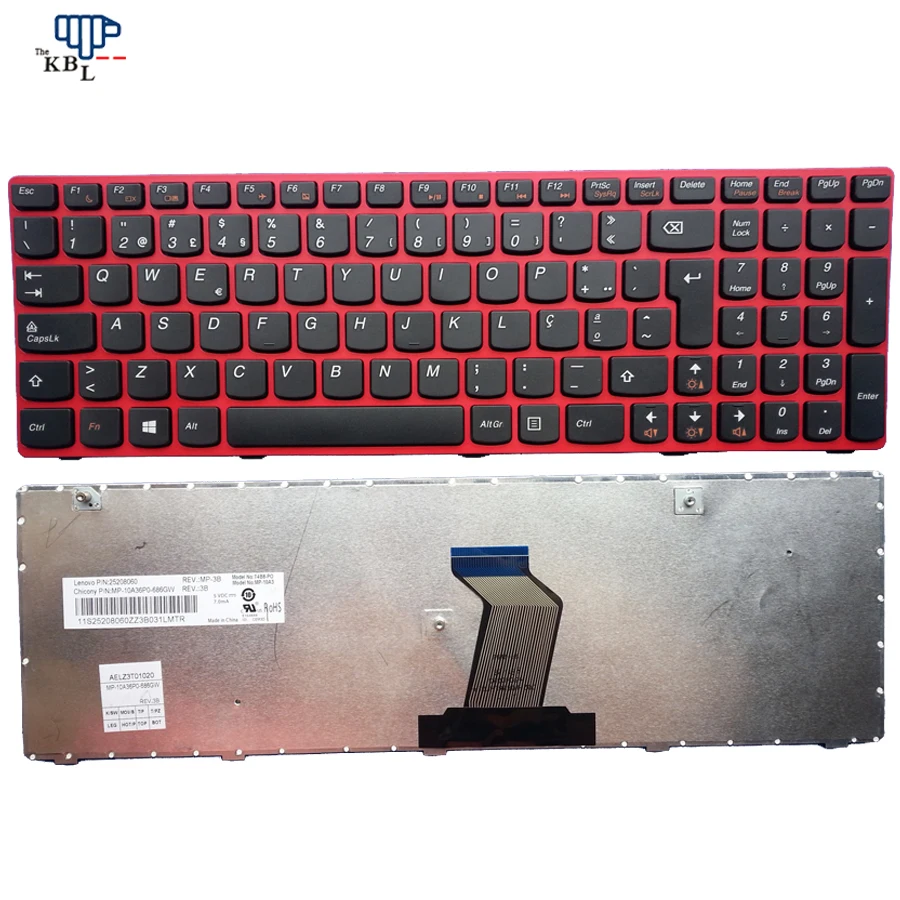 Новинка для Lenovo IdeaPad G580 G580A G585 G585A PT PO клавиатура 25208060 | Компьютеры и офис