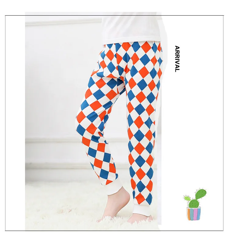 Children Long Johns Pure Cotton Single Pajama Pants Women's Male Baby Cotton Trousers Cotton Panties GIRL'S Leggings BOY'S Long