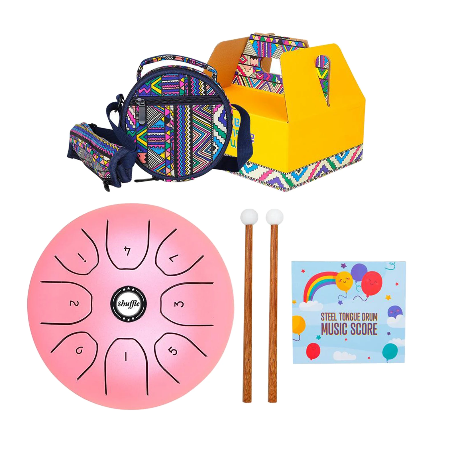 Alloy Steel Tongue Drum 8 Tone ,5.5