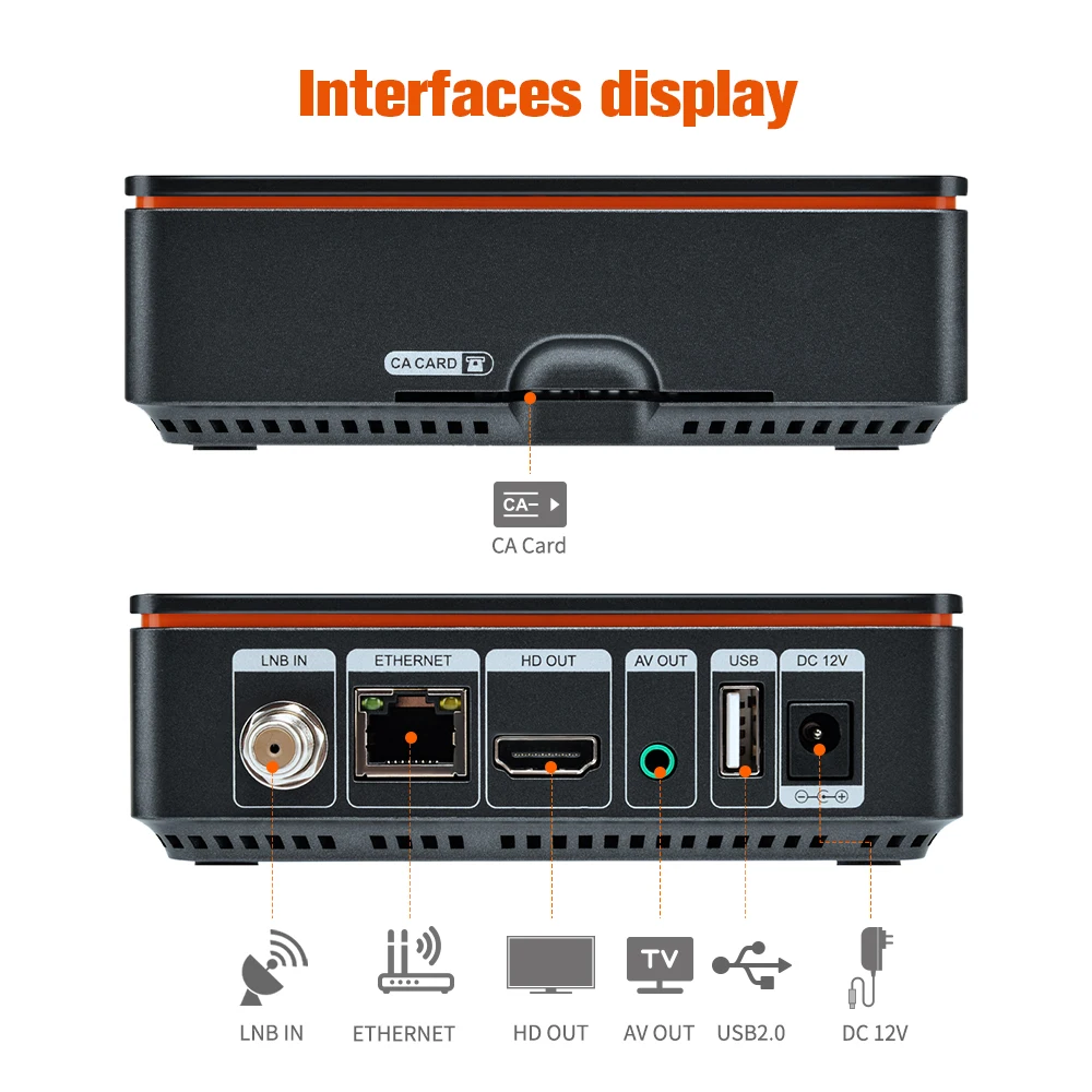 Receptor de Satélite Wi-fi sem Caixa de tv Atualização por v8 Gtmedia Prime Super Nova Suporte H.265 Construído Aplicativo v9 Dvb-s2 - Image 2