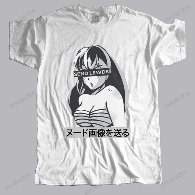 Fashion Send Lewds Shirt Men's Anime Waifu Girl T-shirt Short Sleeved Soft  Cotton Harajuku Tee Aesthetic Anime Otaku Meme Tshirt - T-shirts -  AliExpress