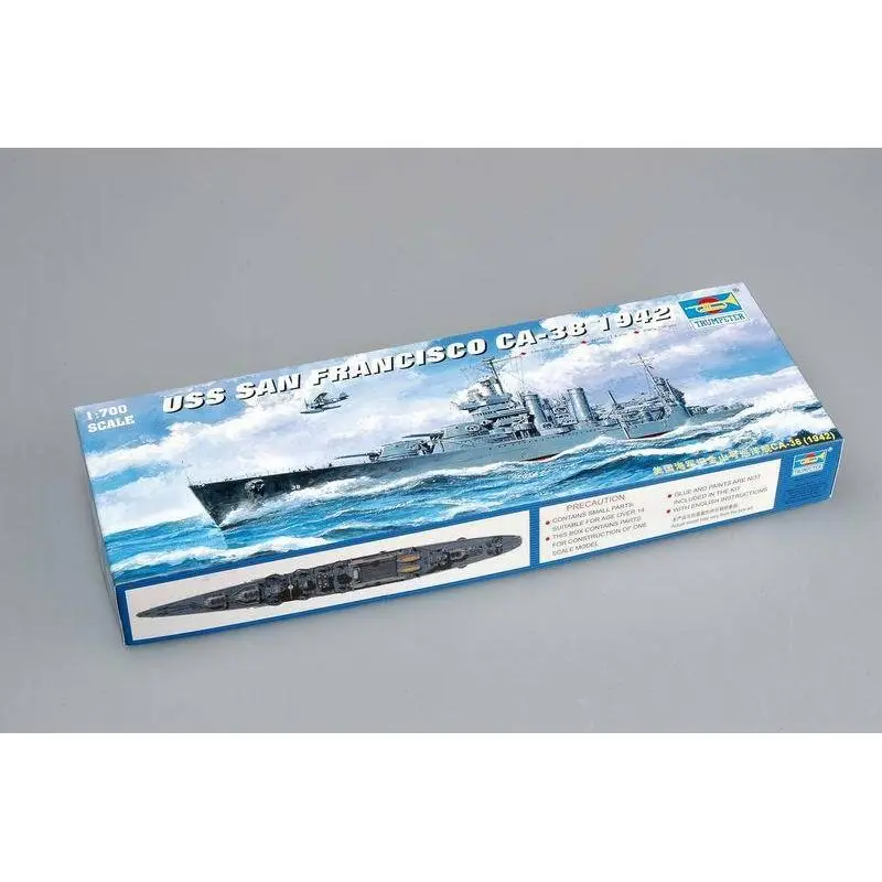 Trumpeter 05746 1/700 USS Сан-Франциско CA-38 (1942) -набор моделей в масштабе |