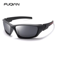 FUQIAN бренд, винтажные Поляризованные солнцезащитные очки для мужчин, модные спортивные солнцезащитные очки для женщин, очки для вождения, очки для улицы