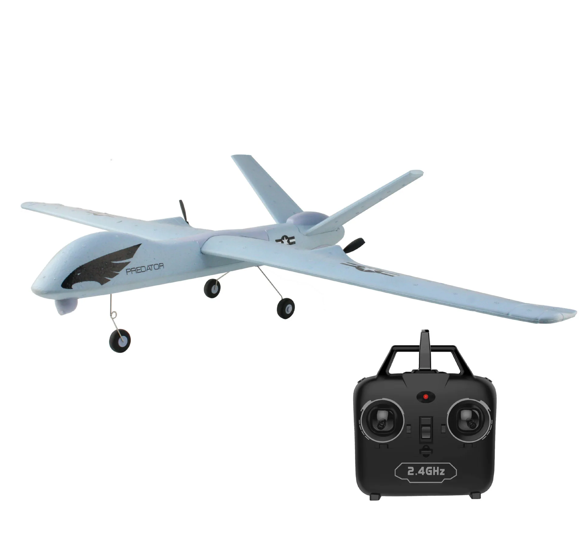 

Z51 Glider in Large Foam Fixed-wing Plane Outdoor Hand-Tossed Remote Control Aircraft with LED Light