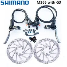 Shimano M365 тормозные гидравлические дисковые тормозные тормоза Велосипедное Сиденье горный велосипед тормозные BR-BL-M365 w/n G3 HS1 RT30 ротор 160 мм