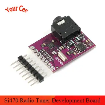 

Si4703 FM Tuner Evaluation Board FM Radio Module CJMCU-470 Tuner Development Board Module with 3.5MM Headphone Audio Jack