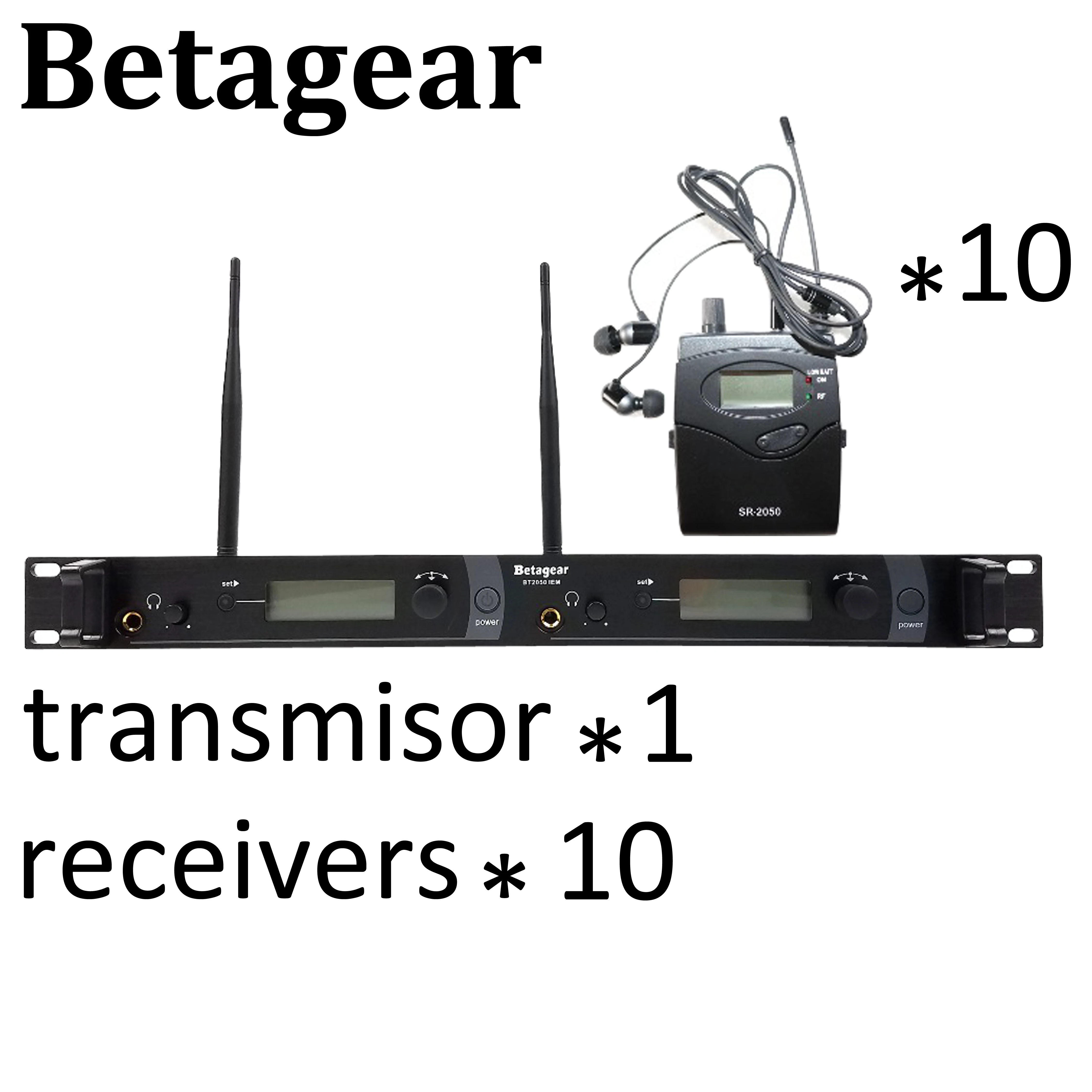 Betagear SR2050 IEM 10Receivers in ear stage