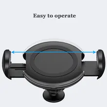 QI автомобиль беспроводной зарядки мобильного телефона кронштейн на выходе воздуха автомобиля Беспроводное зарядное устройство для мобильного телефона