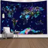 2022 World Map 3D Print Polyester Geometric Wall Hanging Tapestry Decor Oil Painting Beach Towel Sleeping Pad Yoga Blanket Mat ► Photo 3/6