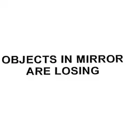 Предметы в зеркале теряют универсальное зеркало заднего вида наклейки светоотражающие наклейки