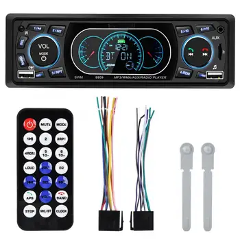 

4 X 60W Large Power MP3 Music Player Support Dual USB Bluetooth Hands-free Fast Charging Car FM Radio MP3 Player