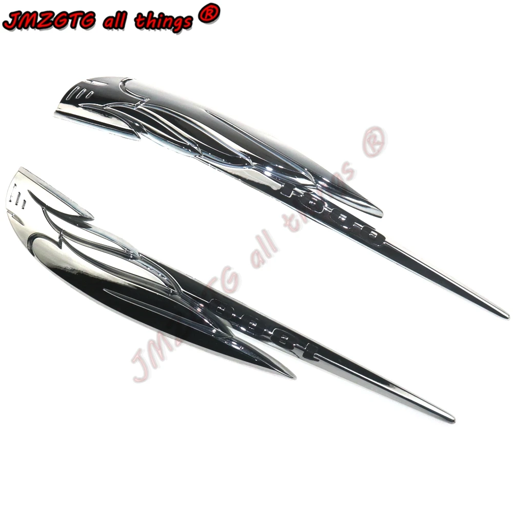 Motorcycle Part Classic Chrome Gas Tank Emblem Badge Decal Fit For VTX1800 T.C.S Retro Stickers New | Автомобили и мотоциклы
