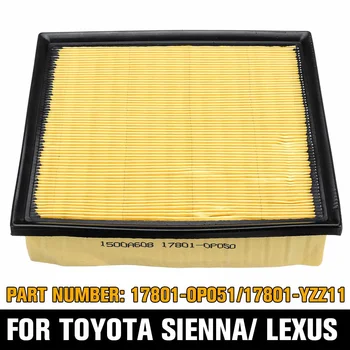 

Car Cabin Engine Air Filter For Toyota SIENNA 2011-2017 For AVALON 2013 - 2018 Car Accessories 17801-0P051/17801-YZZ11