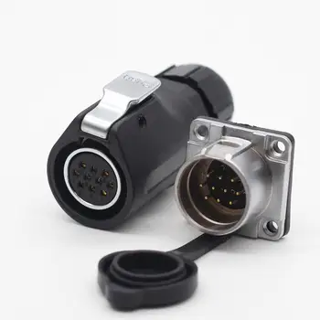 

XHP20, IP67 Waterproof 10 Pin LED Power Cable Connector High-Voltage Aviation Connector Electrical Power Male Socket Female Plug