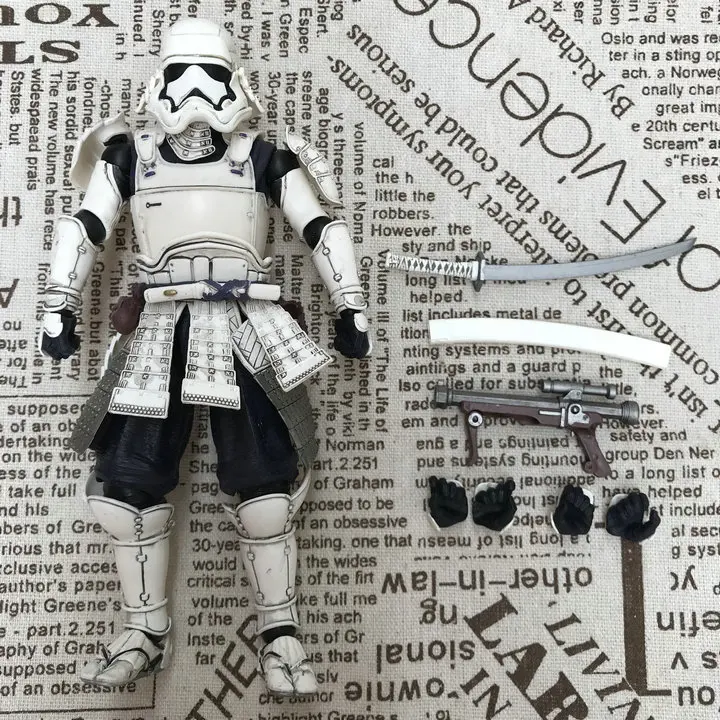 Bandai Звездные войны белый солдат Штурмовик аниме экшн фигурки модели игрушки для