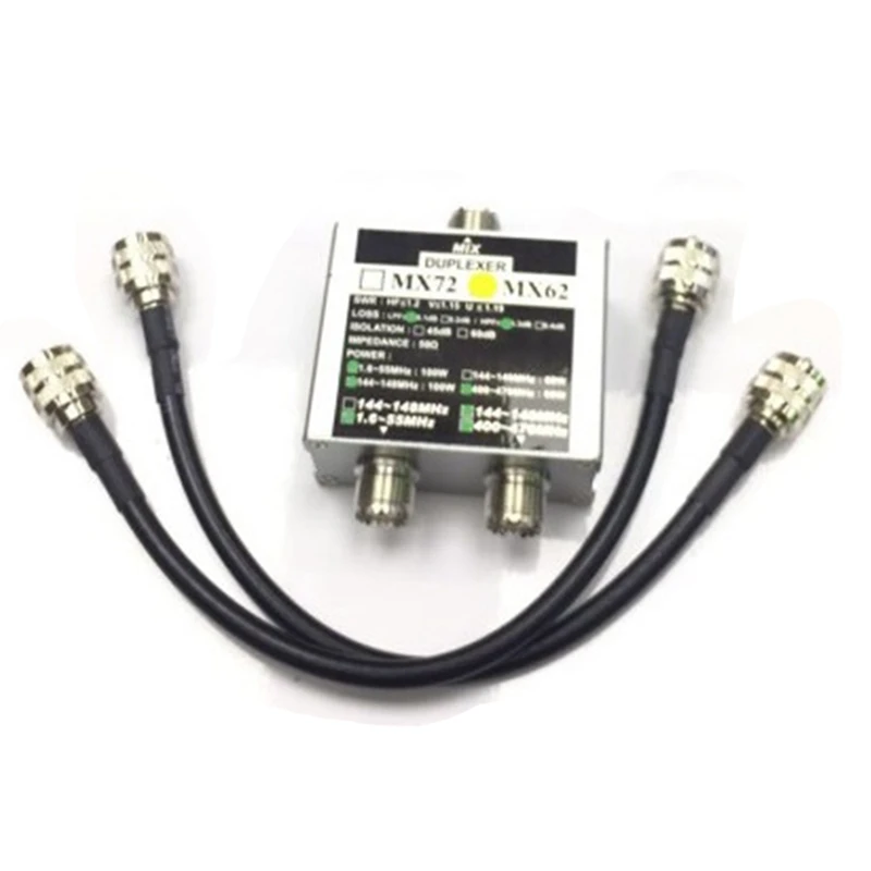 MX62 HAM Antenna Combiner Different Frequency (HF / VHF UHF) Linear Transit Station Duplexer |