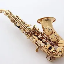Изогнутый саксофон сопрано R54 латунь саксофон накладки для мундштука тростники изгиб шеи чехол саксофон перламутровые ключи сопрано Sax