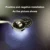 CARCTR 1/10pcs Car Interior Light Mini Reading Lamp Auto Touch Night Light Car Roof Потолочный Светильник Car Lighting Accessories