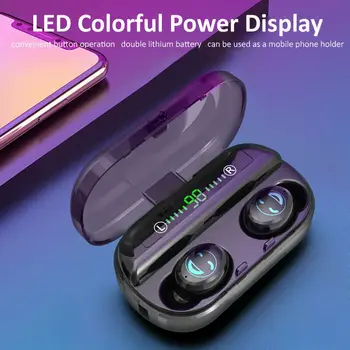 

TWS Bluetooth Earphone With Microphone LED Display Wireless Bluetooth Headphones Earphones Waterproof Noise Cancelling Headsets