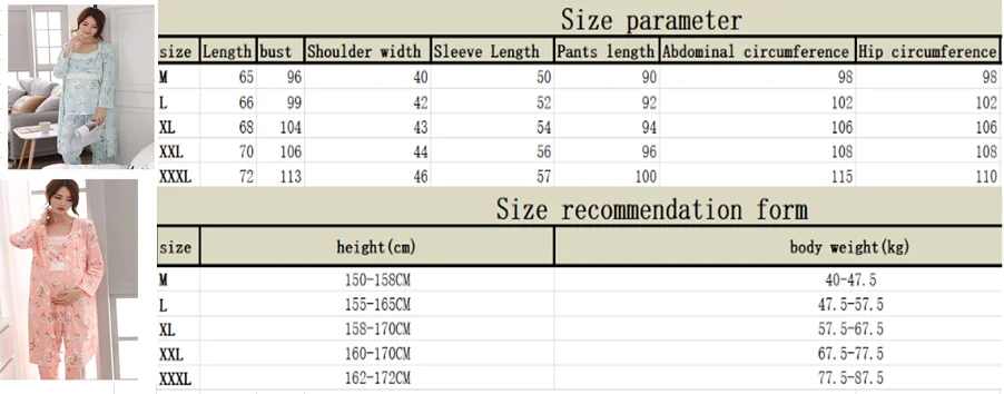 3 шт./компл. хлопок беременных Для женщин костюм для кормления грудью с длинными рукавами домашняя пижама одежды