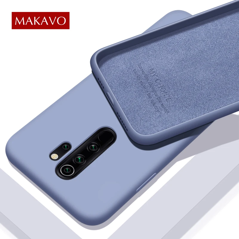 

For Xiaomi Redmi Note 8 Pro Case Liquid Silicone Rubber Soft Cover For Xiaomi Redmi Note 8 Note8 Pro Phone Cases Coque